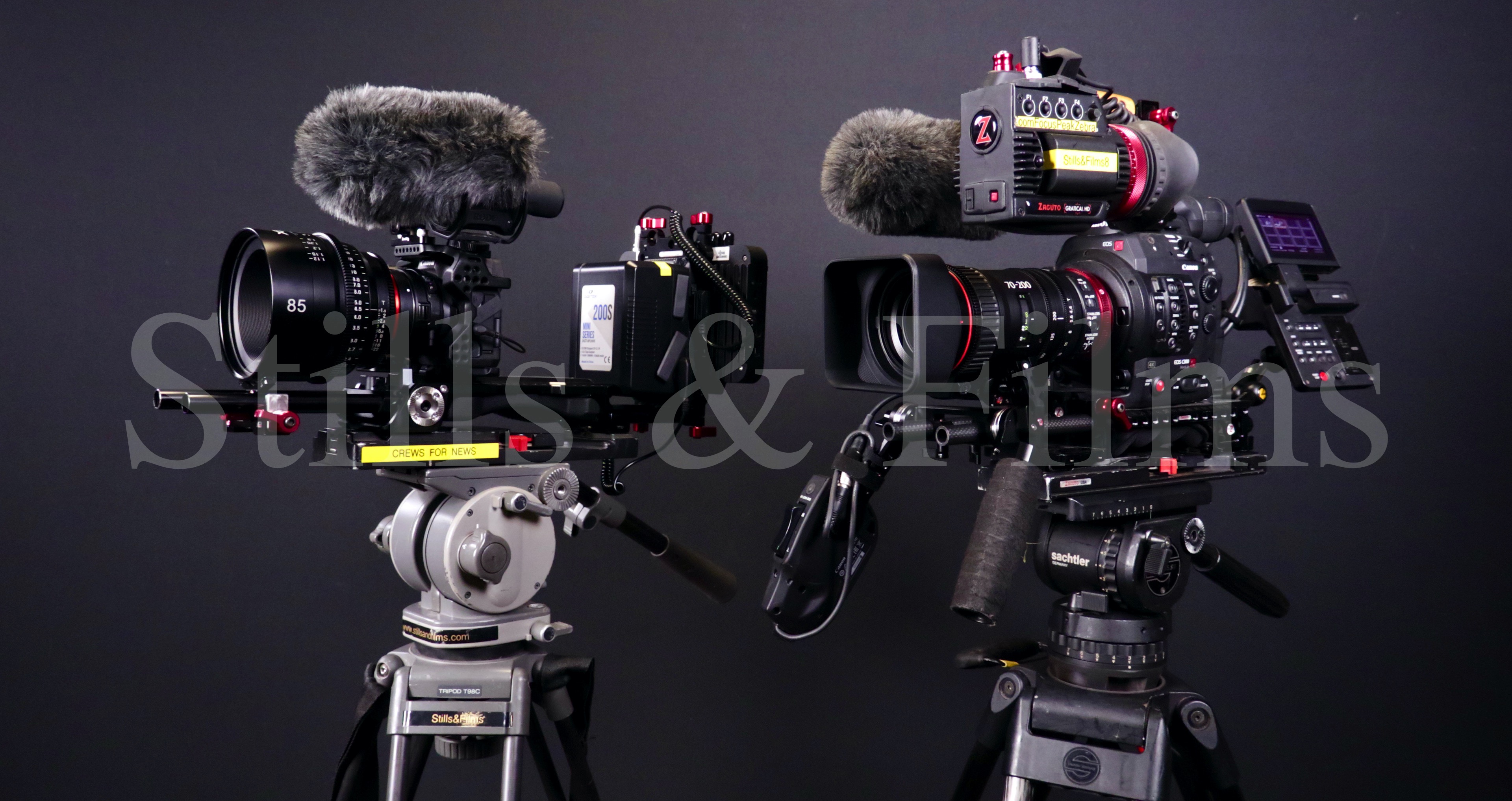 Video Production Vienna - Canon C300 Mark II. and Canon EOS R camera combo