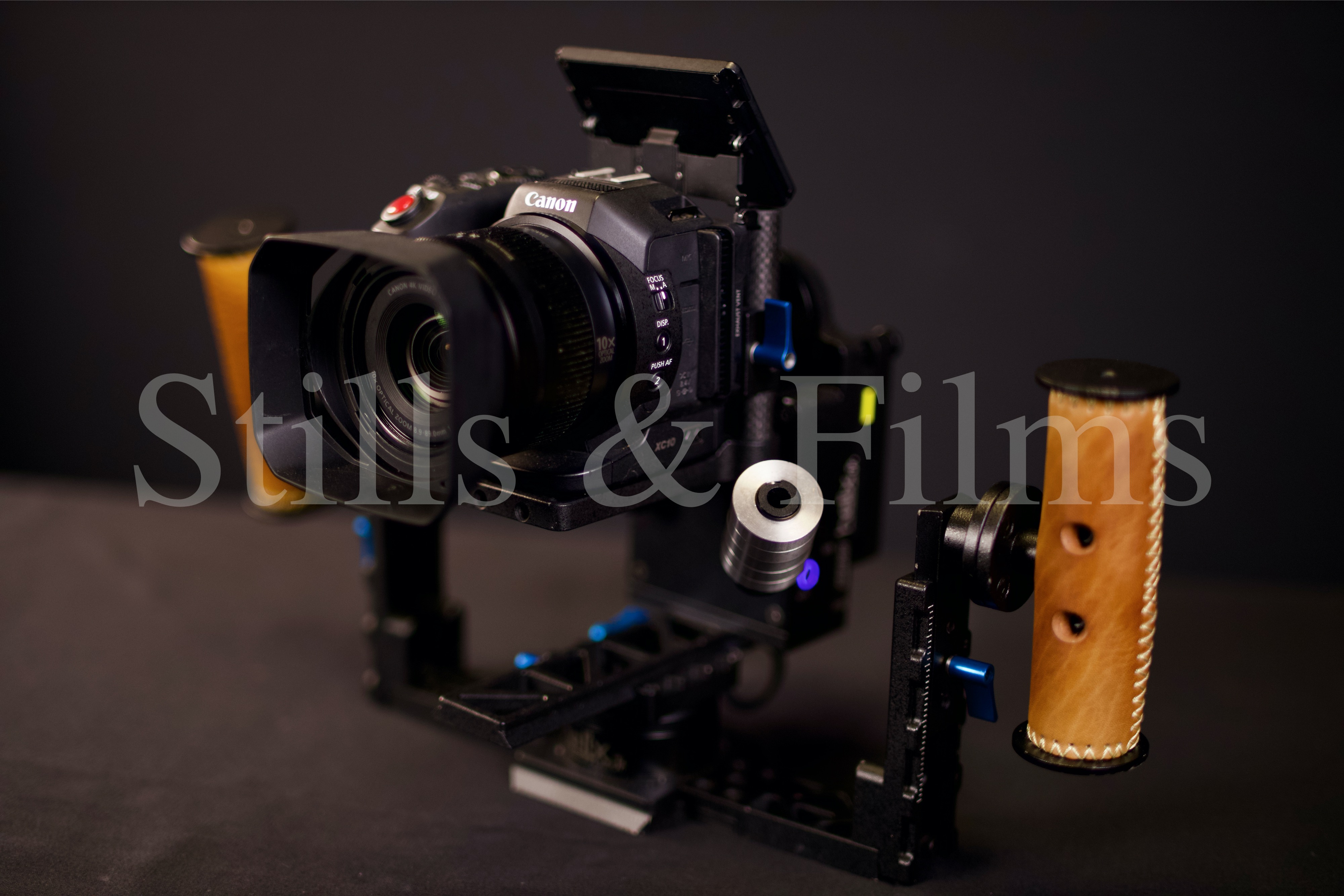 Letus Helix Jr magnesium gimbal with Canon XC10
