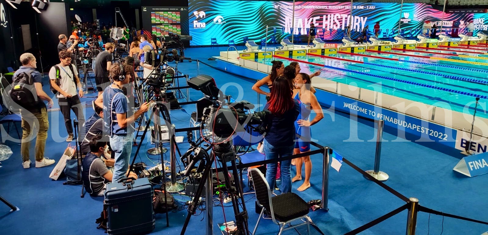 Sports Video Production at the 17TH FINA World Championships