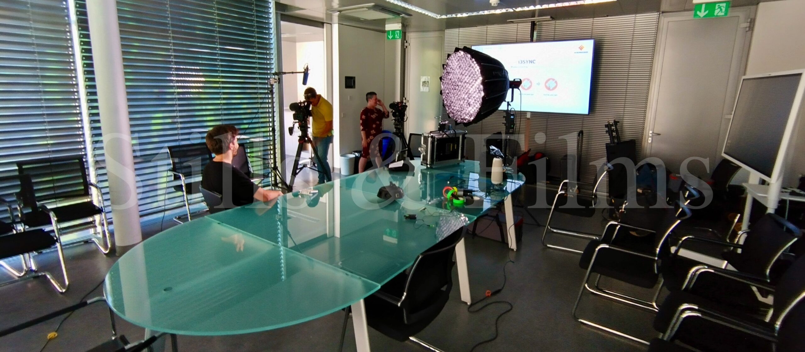 Remote video production via Zoom from the Gregor Mendel Institute in Vienna, Austria