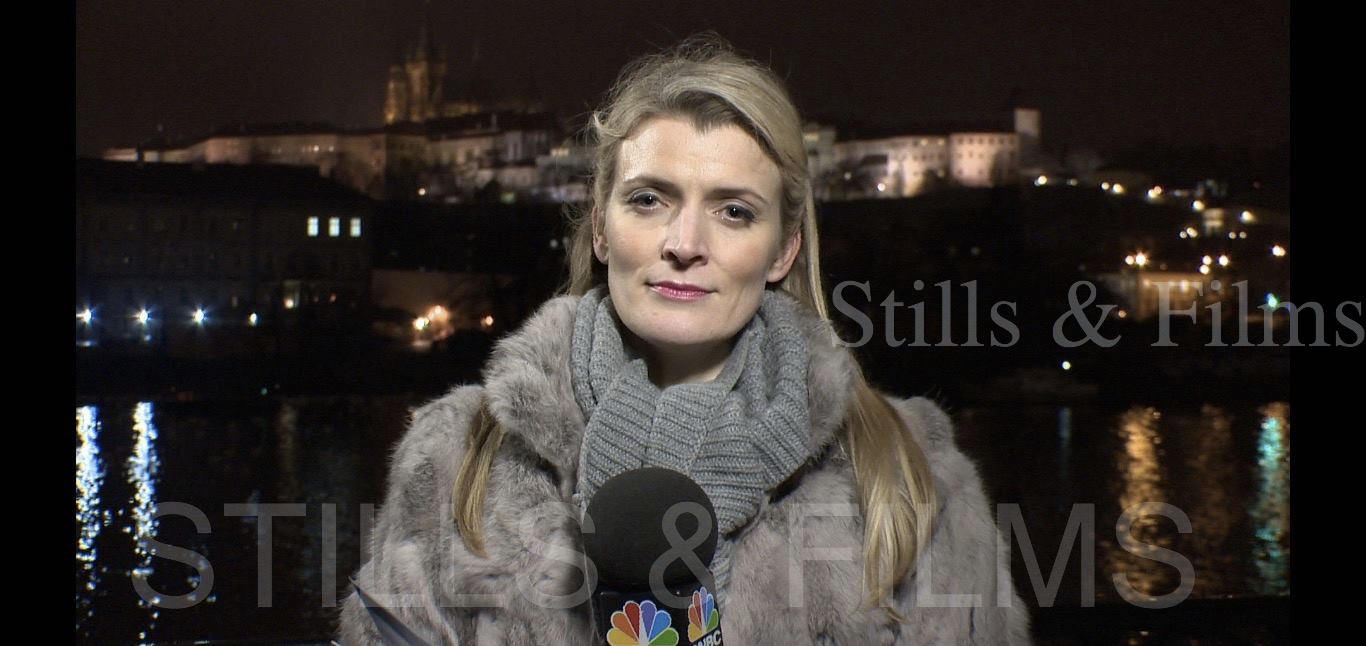 Live shot in Prague with CNBC