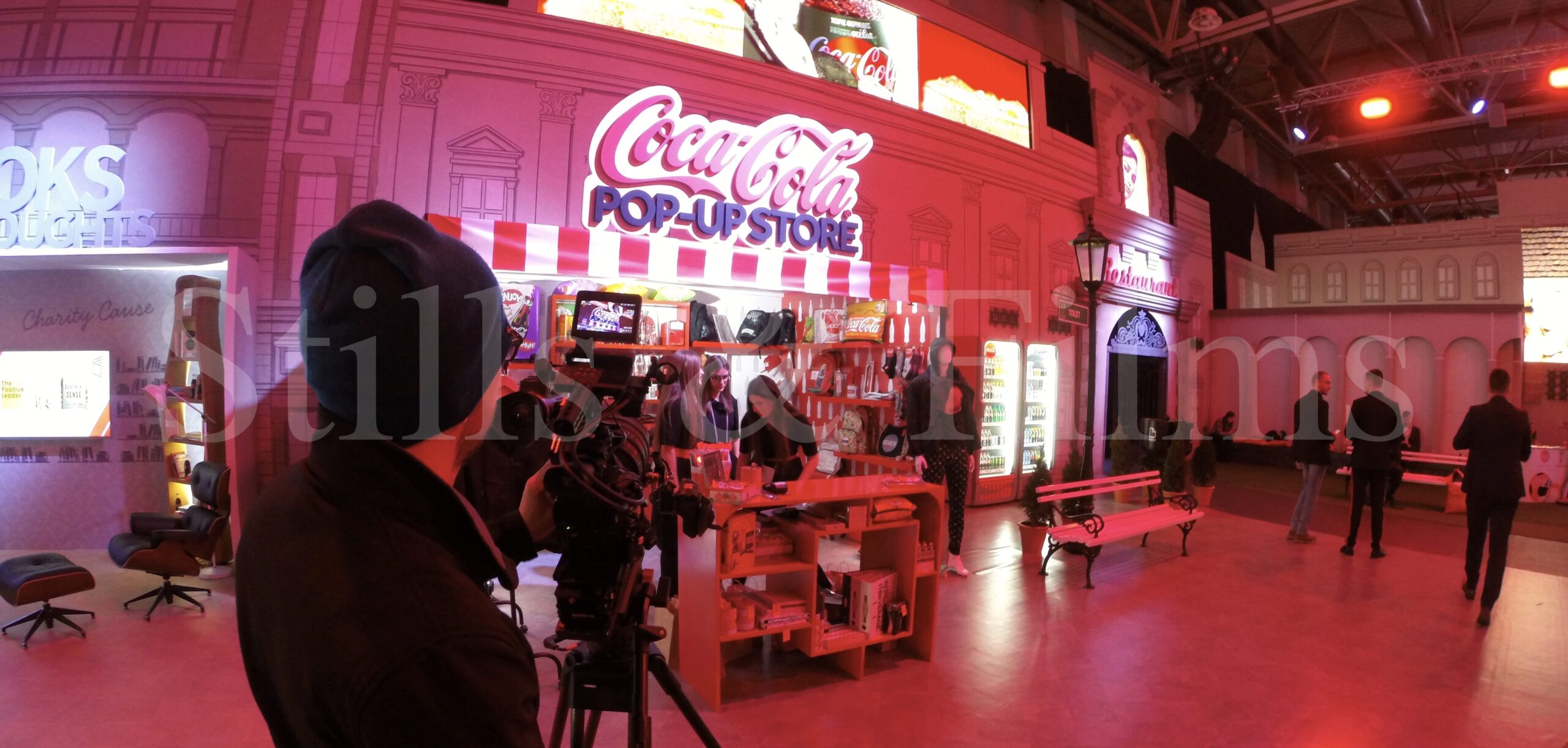 We were on a corporate shoot for Coca Cola in Belgrade.