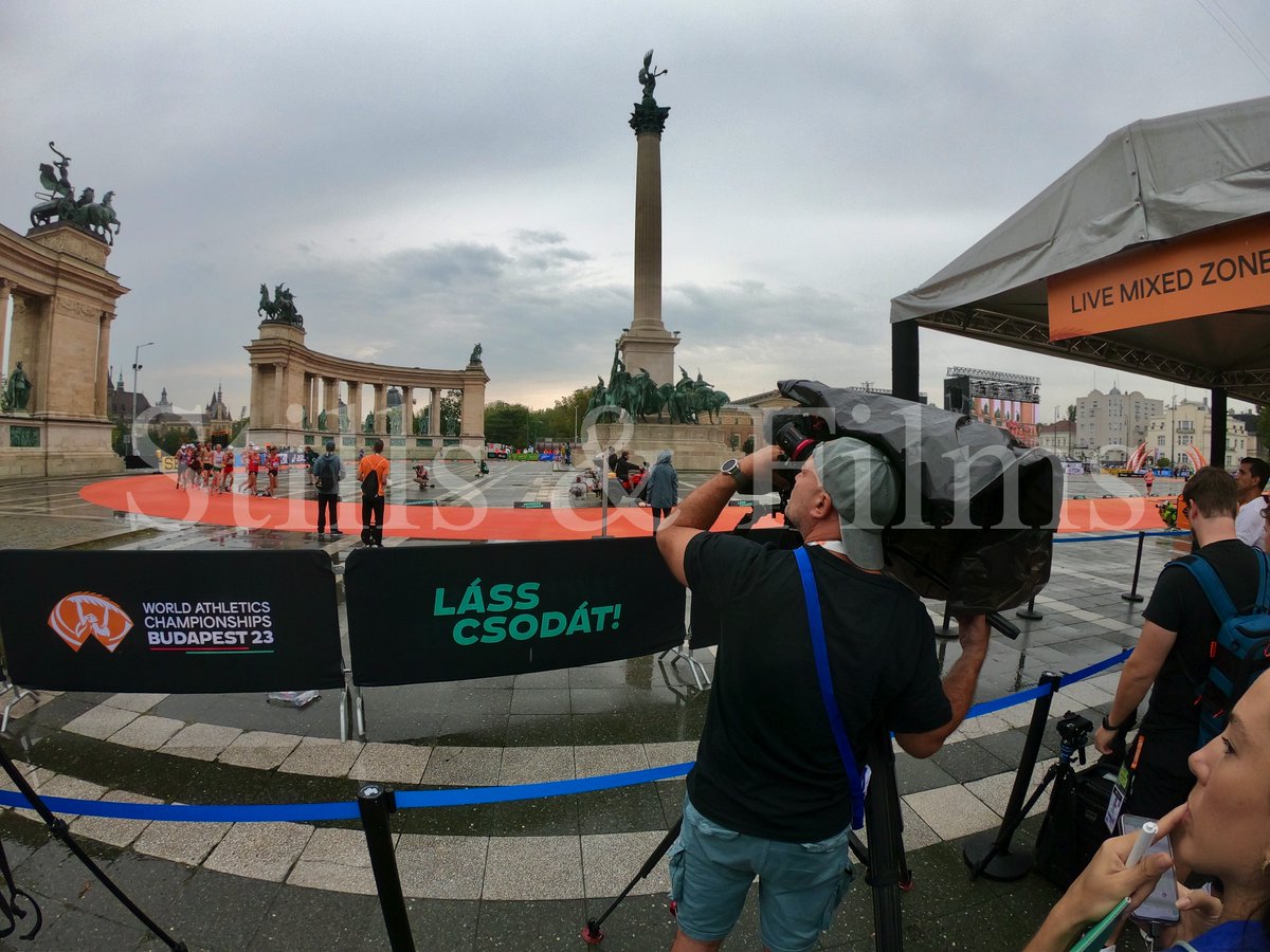 Budapest Heroes Square - a scenic location we used for a sports video production